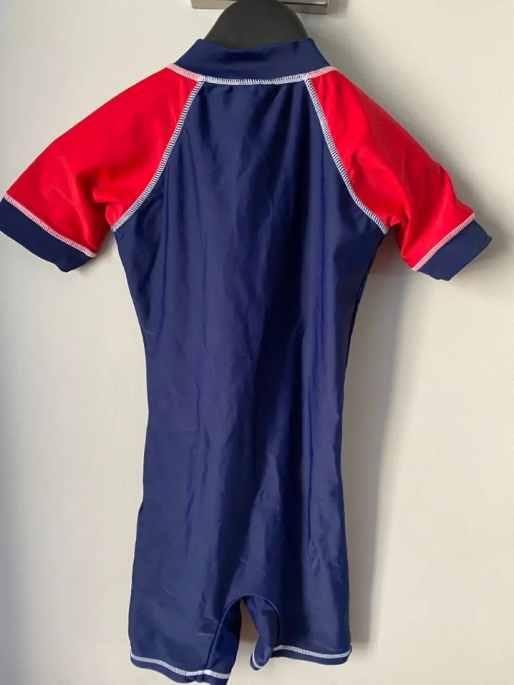 Polarn O. Pyret Rashguard one piece swimsuit Navy 6-8 Years